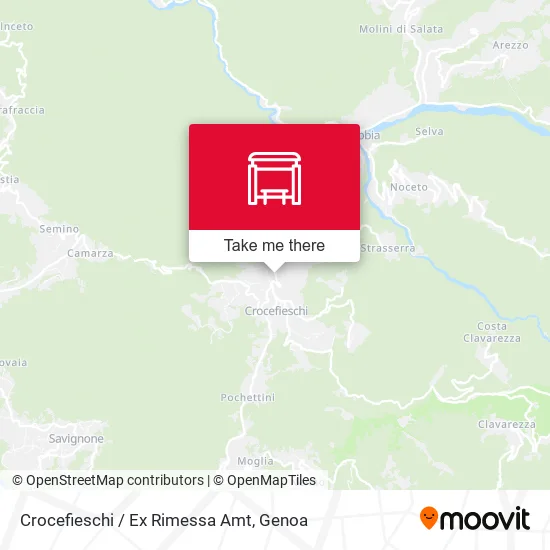 Crocefieschi / Ex Rimessa Amt map