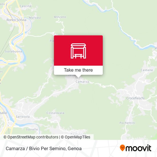 Camarza / Bivio Per Semino map
