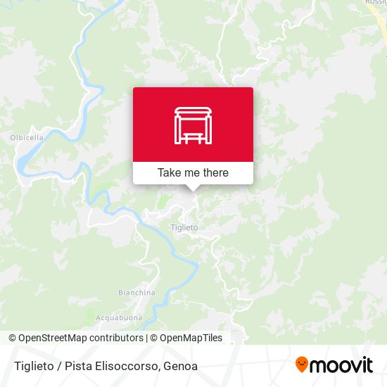 Tiglieto / Pista Elisoccorso map