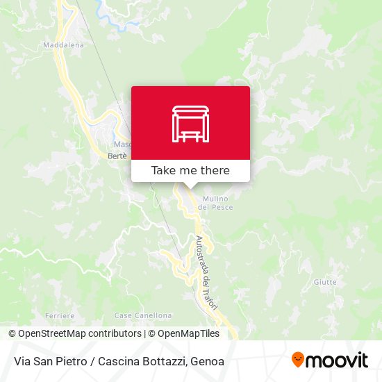 Via San Pietro / Cascina Bottazzi map