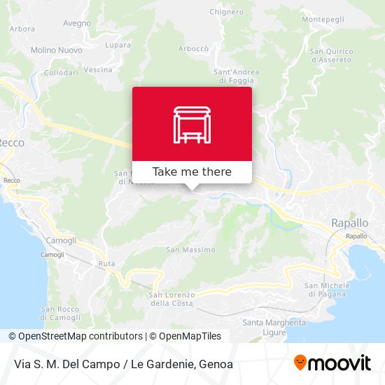 Via S. M. Del Campo / Le Gardenie map