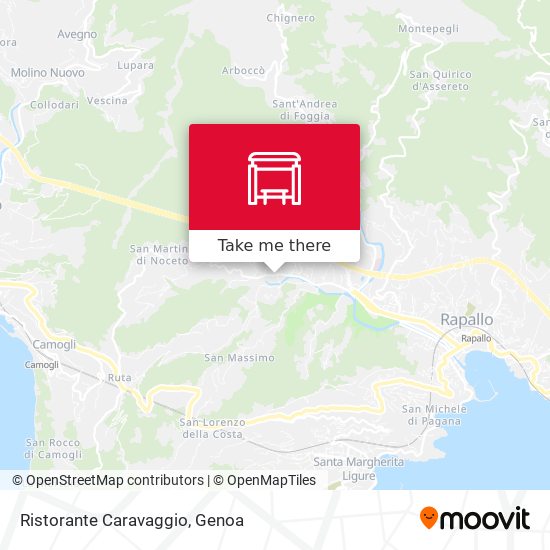Ristorante Caravaggio map
