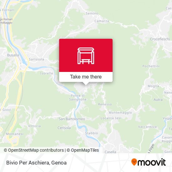 Bivio Per Aschiera map