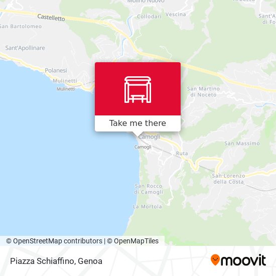 Piazza Schiaffino map