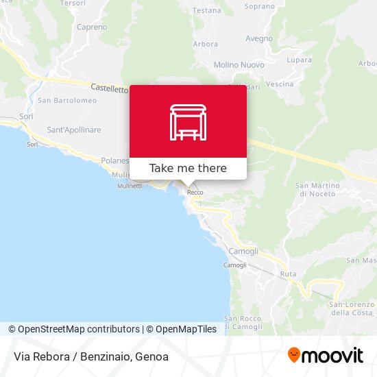 Via Rebora / Benzinaio map