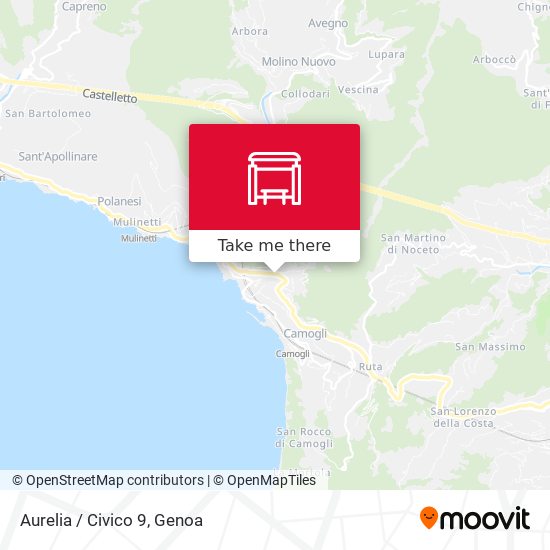 Aurelia / Civico 9 map