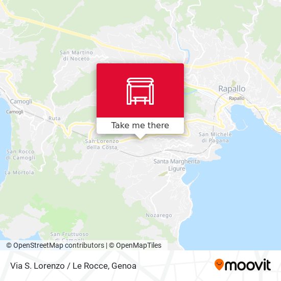 Via S. Lorenzo / Le Rocce map