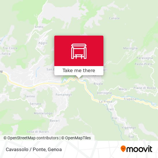 Cavassolo / Ponte map
