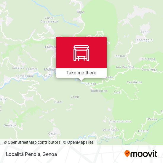 Località Penola map