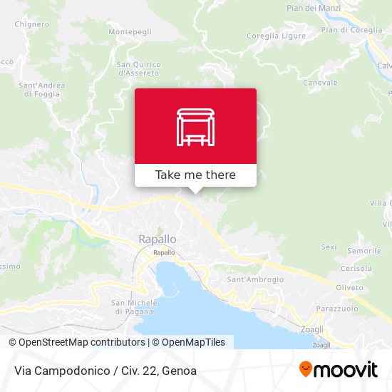 Via Campodonico / Civ. 22 map