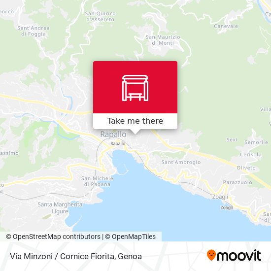 Via Minzoni / Cornice Fiorita map