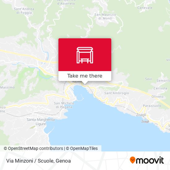 Via Minzoni / Scuole map