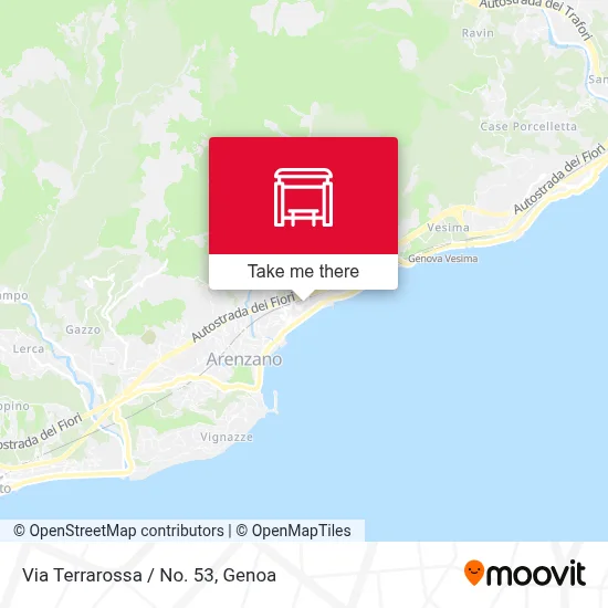 Via Terrarossa / No. 53 map