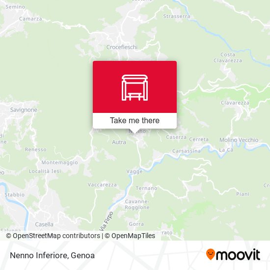 Nenno Inferiore map