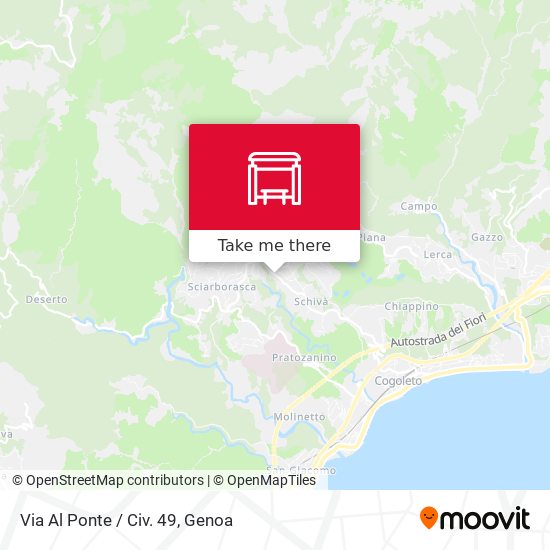 Via Al Ponte / Civ. 49 map