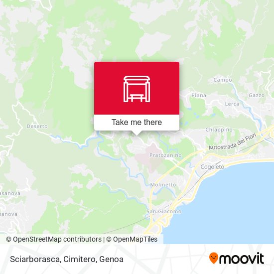 Sciarborasca, Cimitero map