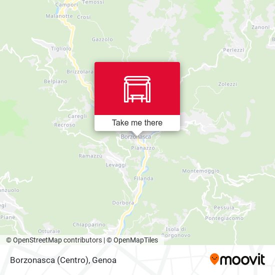 Borzonasca (Centro) map