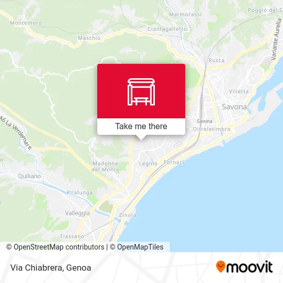 Chiabrera Street map