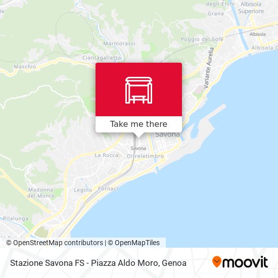 Stazione Savona FS - Piazza Aldo Moro map