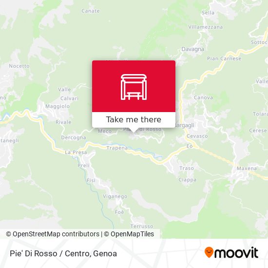 Pie' Di Rosso / Centro map