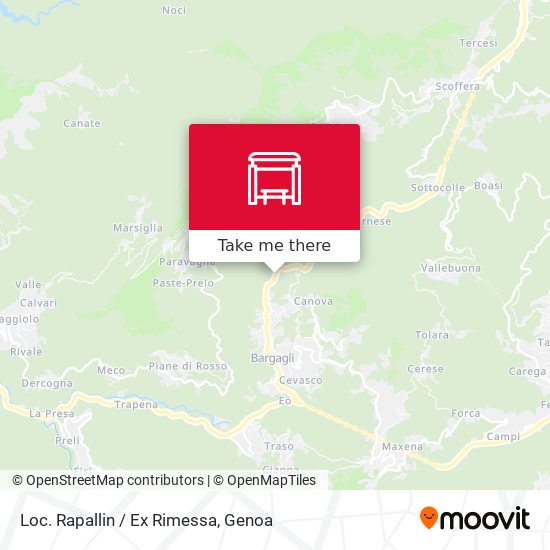 Loc. Rapallin / Ex Rimessa map