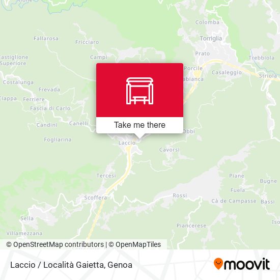 Laccio / Località Gaietta map