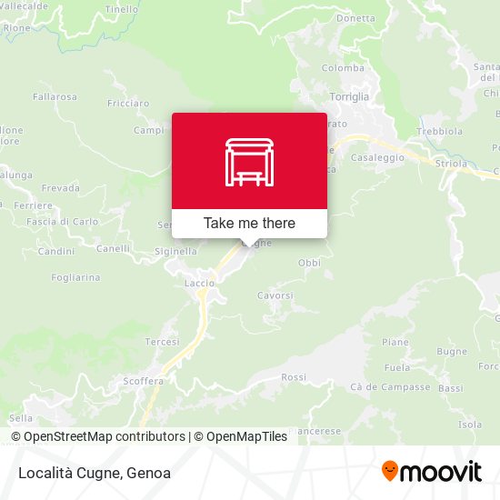 Località Cugne map