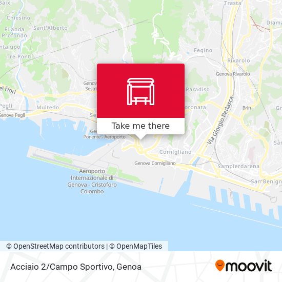 Acciaio 2/Campo Sportivo map