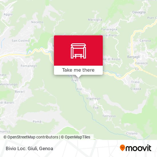 Bivio Loc. Giuli map