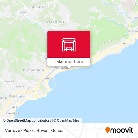 Varazze - Piazza Bovani map