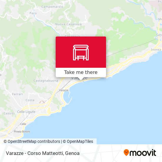 Varazze - Corso Matteotti map