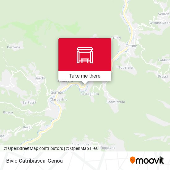 Bivio Catribiasca map