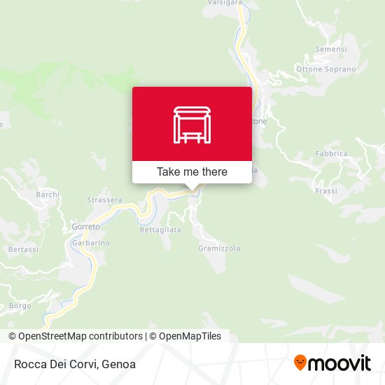 Rocca Dei Corvi map