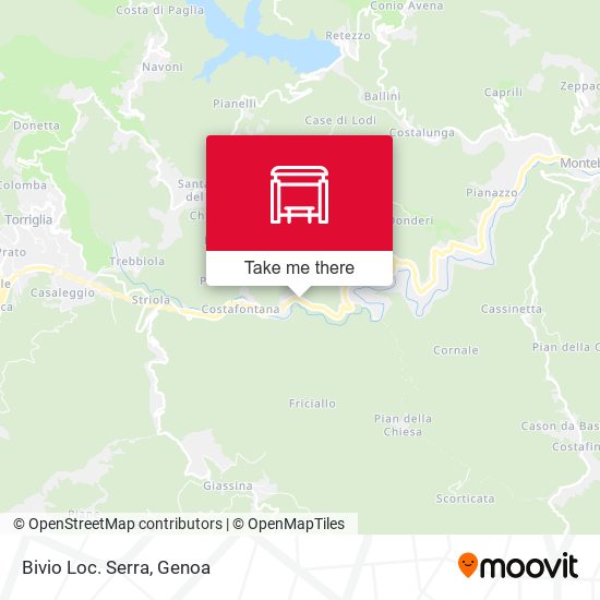 Bivio Loc. Serra map