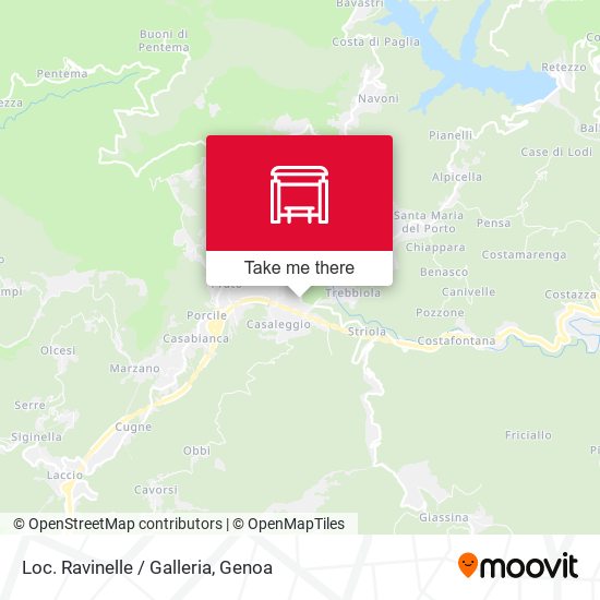 Loc. Ravinelle / Galleria map