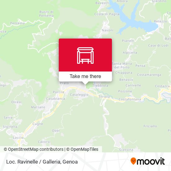 Loc. Ravinelle / Galleria map