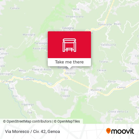 Via Moresco / Civ. 42 map