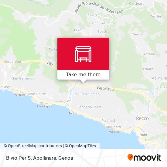 Bivio Per S. Apollinare map