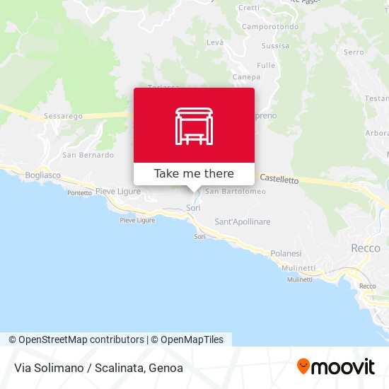 Via Solimano / Scalinata map