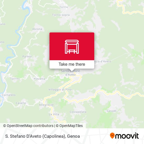 S. Stefano D'Aveto (Capolinea) map