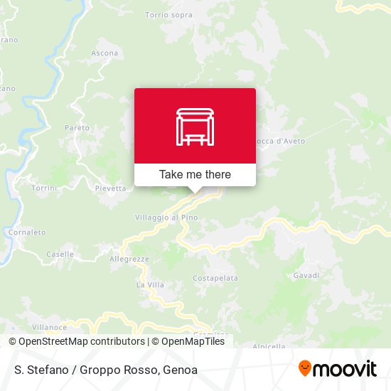 S. Stefano / Groppo Rosso map