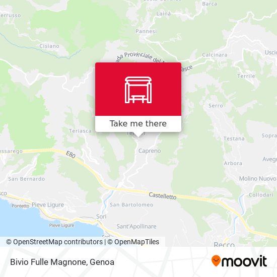 Bivio Fulle Magnone map
