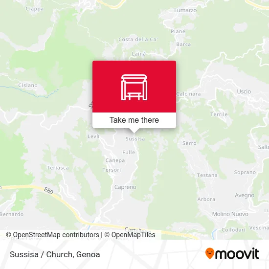 Sussisa / Church map