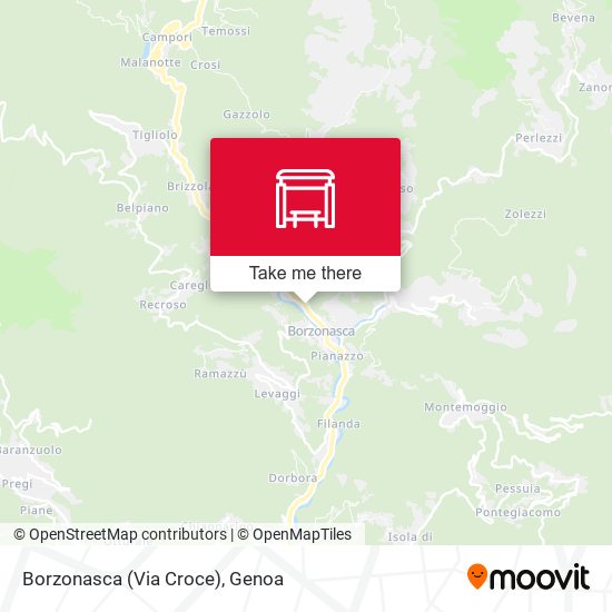 Borzonasca (Via Croce) map