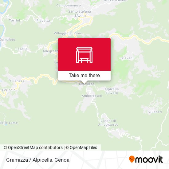 Gramizza / Alpicella map