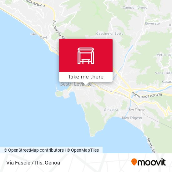 Via Fascie / Itis map