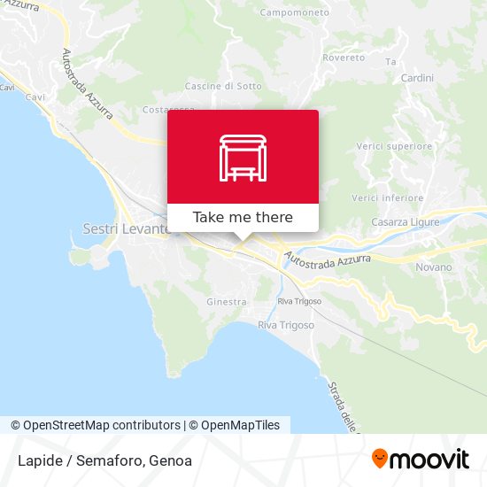 Lapide / Semaforo map