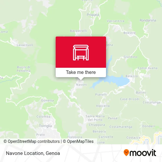 Navone Location map