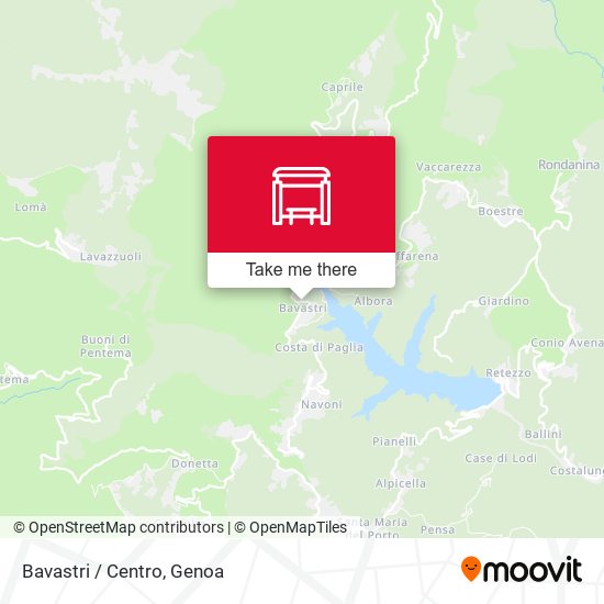 Bavastri / Centro map