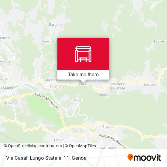 Via Casali Lungo Statale, 11 map